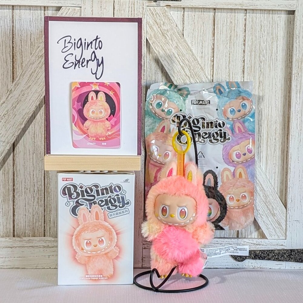 Authentic POP MART The Monsters BIG INTO ENERGY Vinyl Plush LOYALTY Labubu - Picture 2 of 10